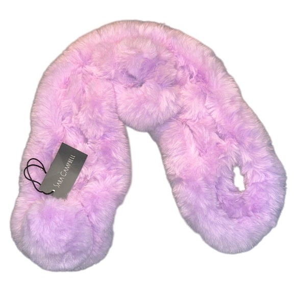 Sarah Campbell Jayley Lavender Neck Warmer Scarf Wrap Collar - Picture 5 of 6